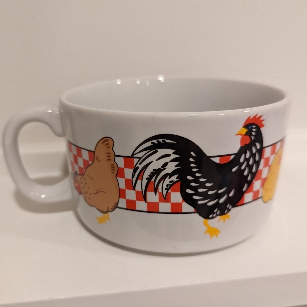 Vintage Farmhouse Chicken Design Mug